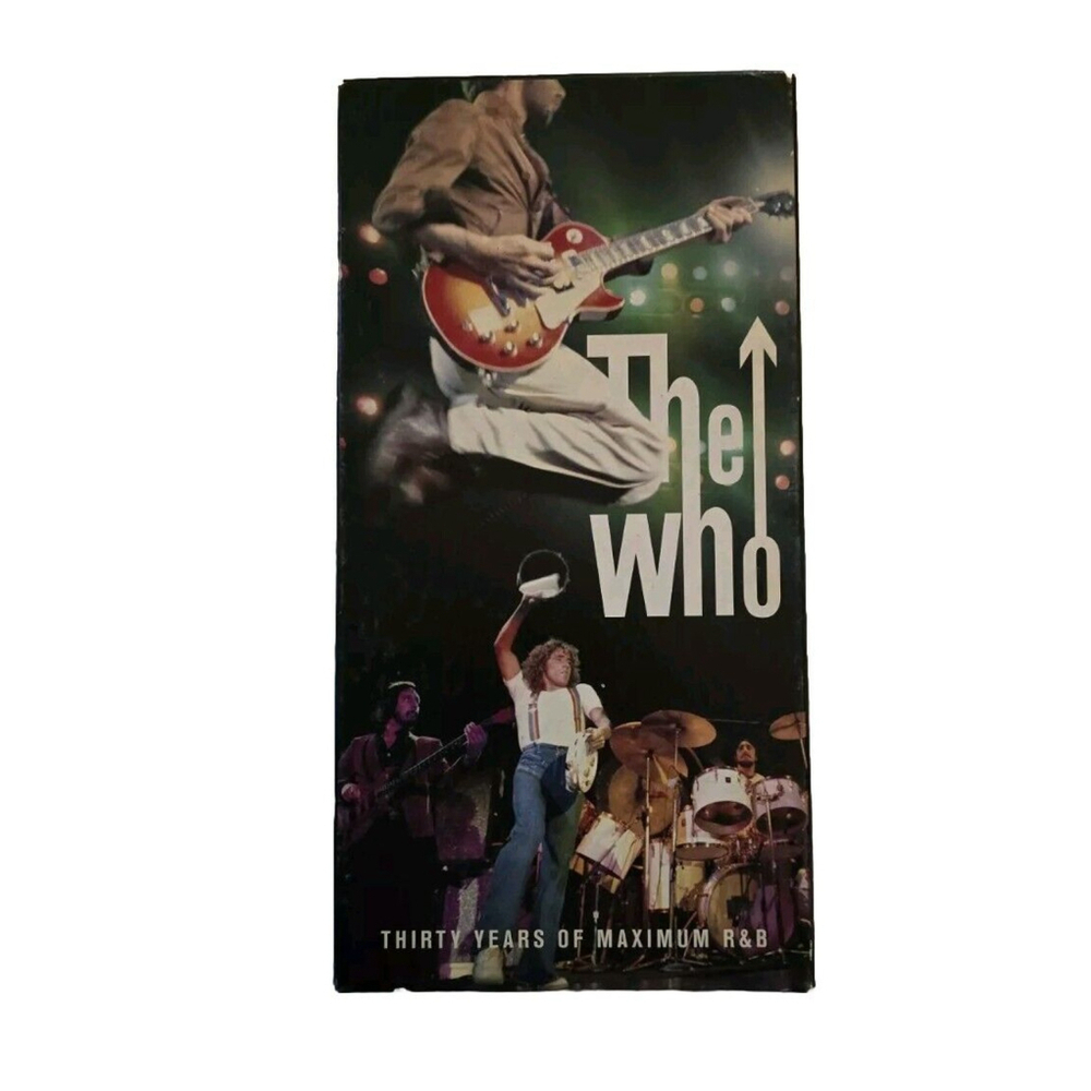 Hard To Find The Who Thirty Years Of Maximum R&B 4 Cassette Box w/Rare Booklet